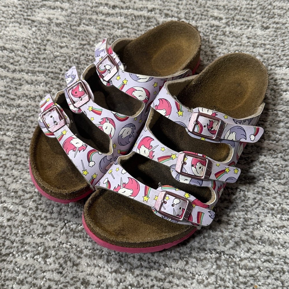 Birkenstock Unicorn Print Sandals